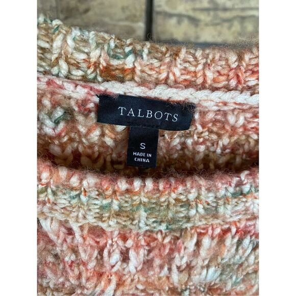 Talbots Wool Blend Cable Knit Sweater - Picture 3 of 6